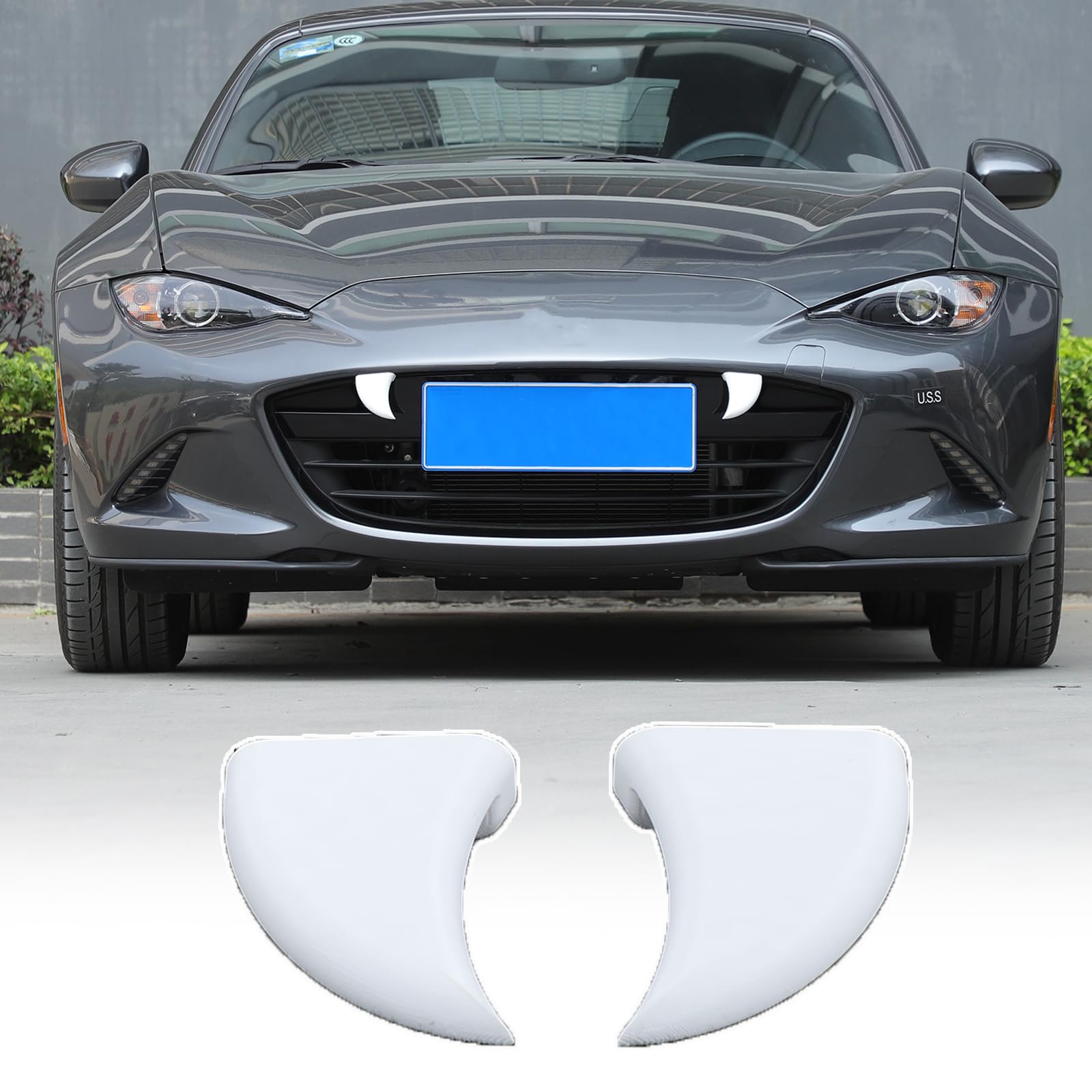 Amazon.com: Car Front Grille Tiger Teeth Decoration Cover